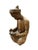 Taupe Vintage Chinoiserie Hand-Carved Soapstone Scholar Figurines With Abacus & Tablet, Set of 2 For Sale - Image 8 of 12