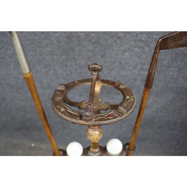 Early 20th Century Wellington Stone Parlor Putter Golf Smoking Stand For Sale - Image 5 of 17