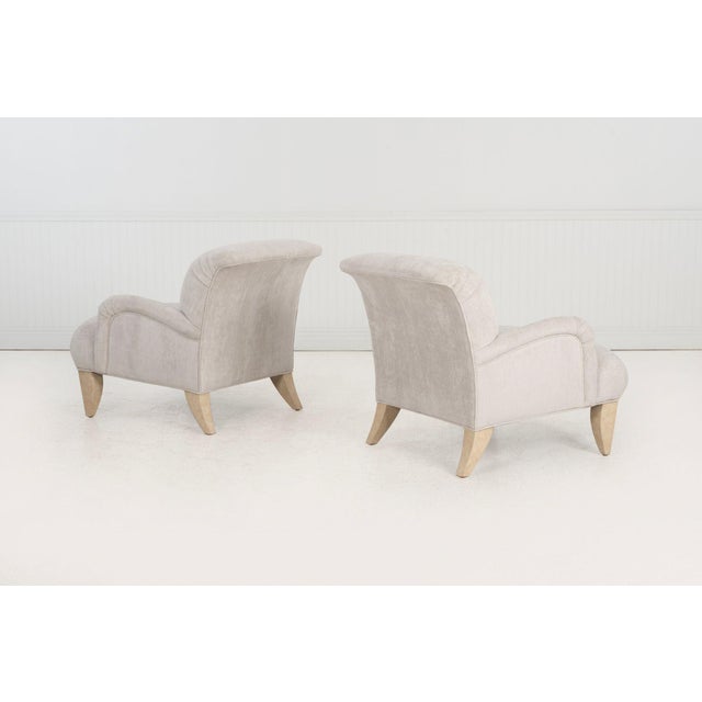 Pair of Kagan Style Lounge Chairs for Design Studio 1980c For Sale In Chicago - Image 6 of 10