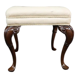 Queen Anne Mahogany Footstool