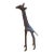 Vintage African Giraffe With Dark Patina For Sale