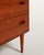 Wood Scandinavian Teak Chest of Drawers with Four Drawers, 1960s For Sale - Image 7 of 8