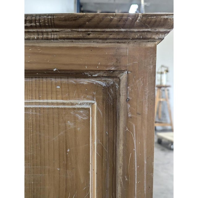 Directoire Style Sideboard in Canted Pine For Sale - Image 6 of 8