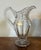 Large antique early 19th century George III Anglo Irish cut crystal wine ewer or water pitcher. Profusely cut with applied...