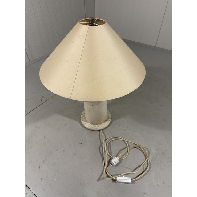 Italian Travertine Table Lamp, 1960s For Sale - Image 16 of 18