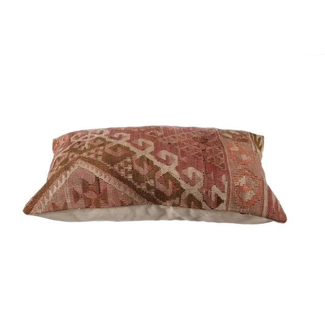 Decorative pillow cover made from vintage handwoven Turkish kilim pieces. Backed with good quality cotton fabric. Pillow...