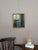 Mid-Century Modern Mid-Century Modern 'Sunlit Landing' Vintage Swedish Original Interior Oil Painting, Framed For Sale - Image 3 of 14
