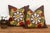 Brown Pair of 18" Multicolor Suzani Medallion Pillow Covers For Sale - Image 8 of 8