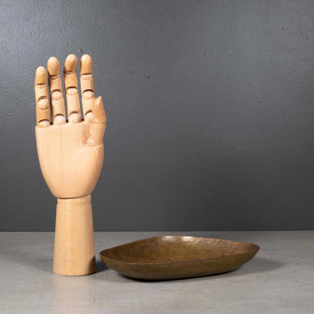 Mid-Century Modern Mid-Century West Berlin, Germany Hammered Copper Dish C.1960 For Sale - Image 3 of 3