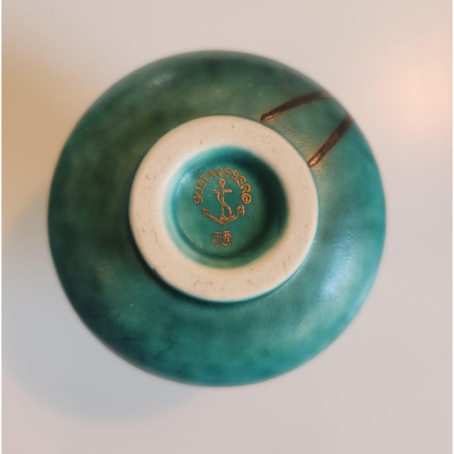 Wilhelm Kåge 1930s Argenta Stoneware: Vase & Box by Wilhelm Kåge, Sweden For Sale - Image 4 of 7