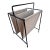 Paul McCobb for Fritz Hansen Magazine Holder, Black Steel & Tan Textile For Sale