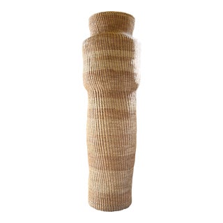 1990s Abstract Handwoven Palm Sculpture, Large For Sale