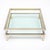Chrome Romeo Rega Signed Coffee Table, Modernist Chrome and Brass, Circa 1960 For Sale - Image 8 of 9
