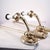 Vintage Brass Candelabra-Style Wall Light in Brass, 1970s For Sale - Image 4 of 4