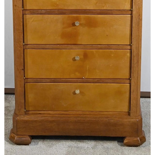 High Cabinet in Light Oak, 1920s For Sale - Image 13 of 18