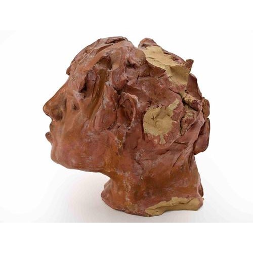 Painted terracotta sculpture realized by sirio pellegrini in 1960s. Good condition. Sirio pellegrini, born in rome on...