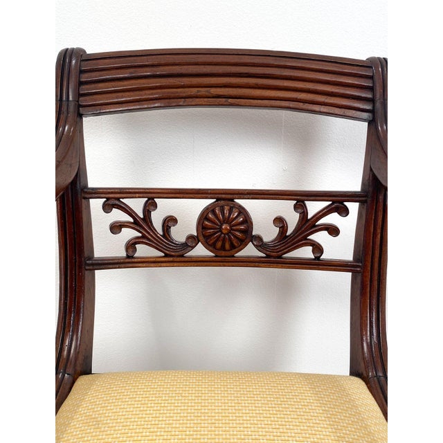 Pair of Regency Period English Armchairs, Circa 1820 For Sale In San Francisco - Image 6 of 8