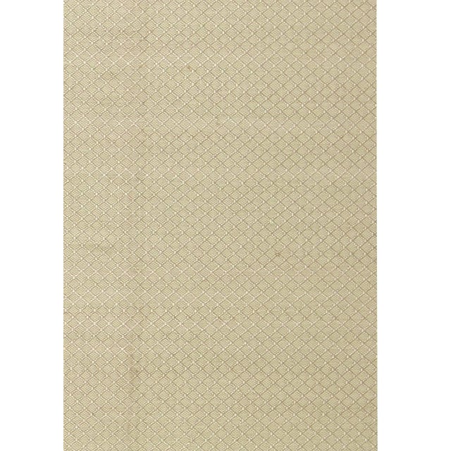 Textile Modern Geometric Beige Flat Weave Viscose Rug by Doris Leslie Blau For Sale - Image 7 of 7