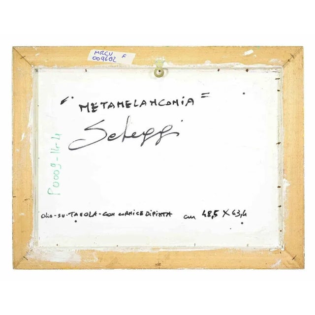 Paolo Scheggi, Metamelancholy, Oil Painting, 1990s For Sale - Image 4 of 5