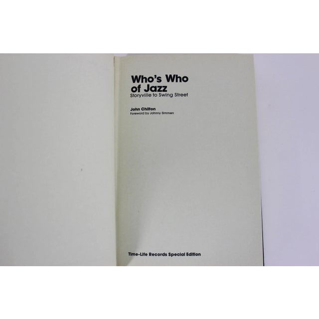 Mid-Century Modern 1978 Who's Who of Jazz: Storyville to Swing Street by John Chilton Hard Cover Book For Sale - Image 3 of 7
