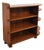 Vintage Walnut Bookcase with Curve, 1930s For Sale