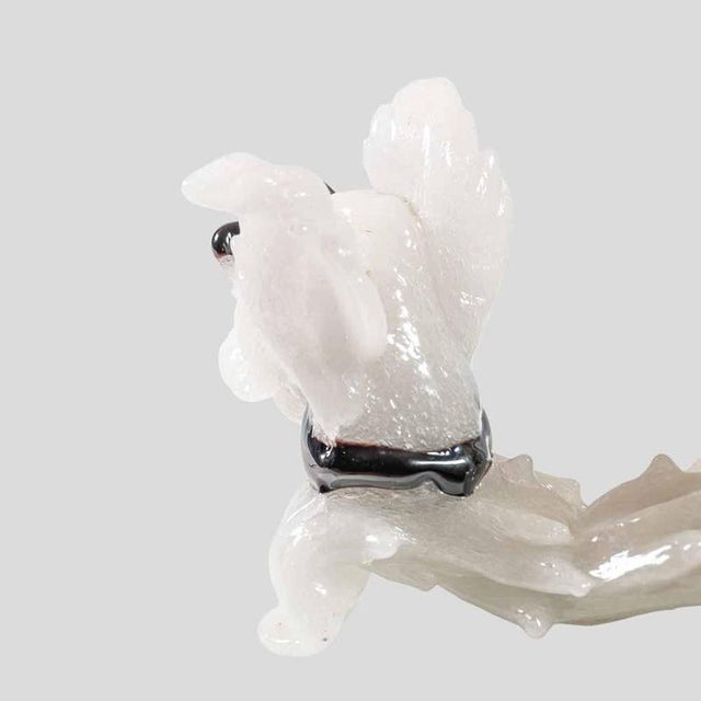 Vintage White Murano Glass Scottish Terrier Dog Figurine from Barovier & Toso, 1930s For Sale - Image 3 of 11