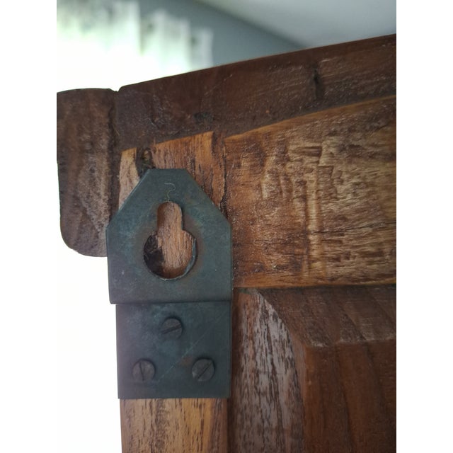 2 Authentic French Provincial Hanging Wall Cabinets From the 1900 Circa For Sale - Image 14 of 16