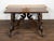 Italian 18th Century Baroque Walnut Fratino Console Table with Carved Foliage For Sale - Image 11 of 12