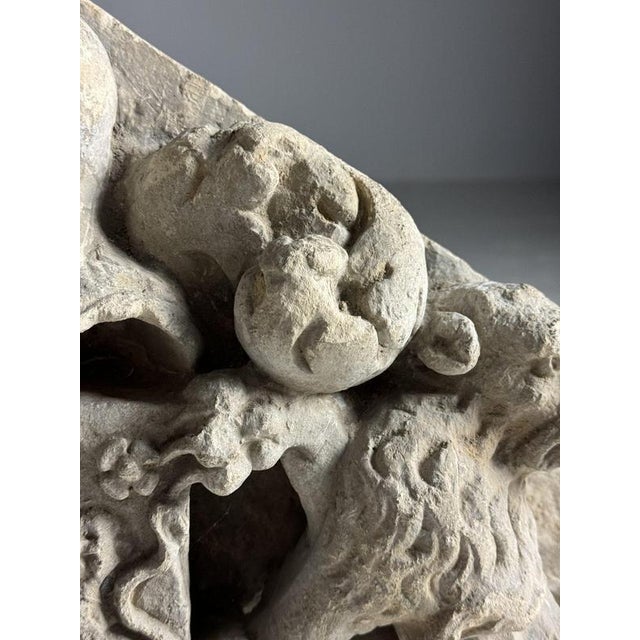 Limestone Coat of Arms For Sale - Image 12 of 16