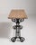 French Cast Iron Bistro Table with Wood Top, Antique, France, Early 20th Century For Sale - Image 3 of 11