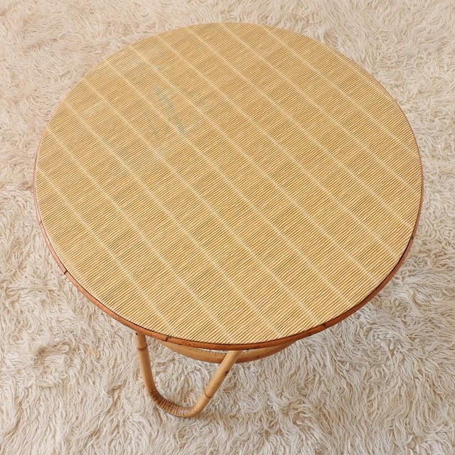 1960s Mid-Century Modern Bamboo Coffee Table, France, 1960s For Sale - Image 5 of 13
