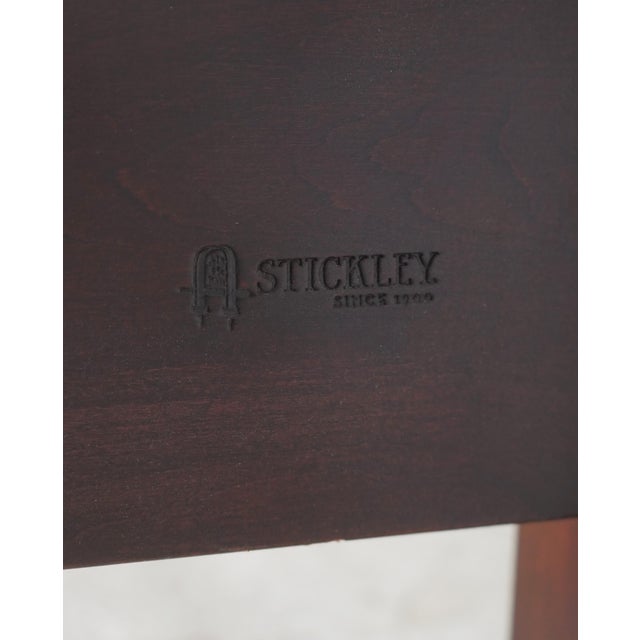 Stickley King Size Model 8747 Cherry Panel Bed For Sale - Image 16 of 17