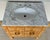 Modern Worlds Away Modern Burl Wood and White Marble Vanity For Sale - Image 3 of 5