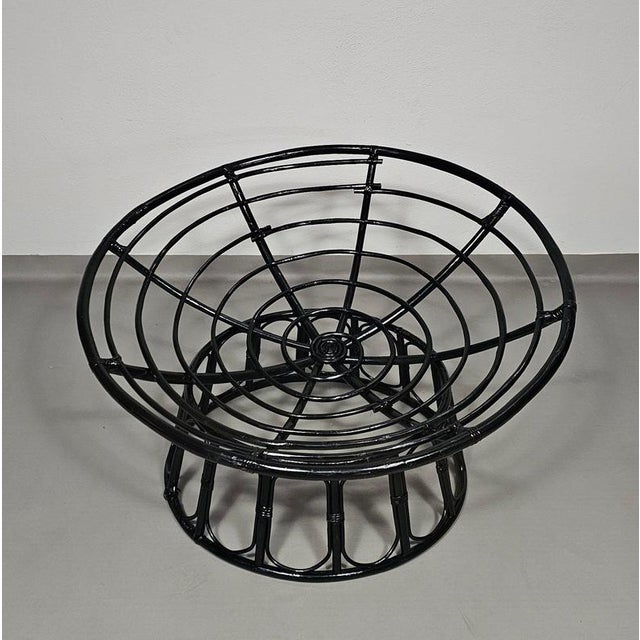 Papasan Rattan Lounge Chair, 1970s For Sale - Image 12 of 18