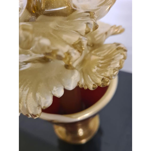 Gold Napoleone Martinuzzi, Succulent Plant, 1920s, Glass For Sale - Image 8 of 14