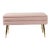Ziva Blush Velvet Storage Bench For Sale