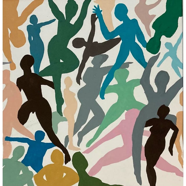 Original abstract figurative painting ‘One more time’ This painting is a about a celebration of aging. Seaglass colors...