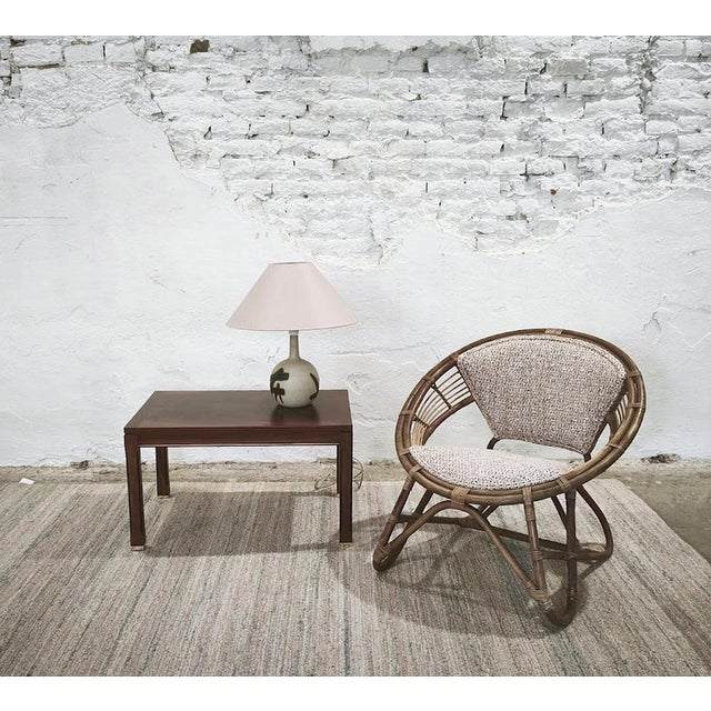 Contemporary Japanese Imaeda Rattan Lounge Chairs, 1960s, Set of 2 For Sale - Image 3 of 13