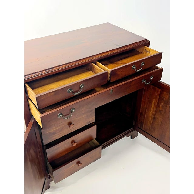 Wood Lexington Bob Timberlake Solid Wood Bar Storage Chest For Sale - Image 7 of 12