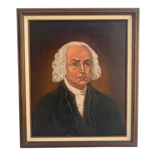 Early Benjamin Franklin Portrait Painting For Sale