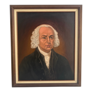 Early Benjamin Franklin Portrait Painting