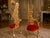 Mid 20c Italian Baroque Gold Red Velvet Side Chairs - Pair For Sale - Image 6 of 8
