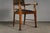 Art Nouveau Armchair in Oak and Leather For Sale - Image 10 of 17