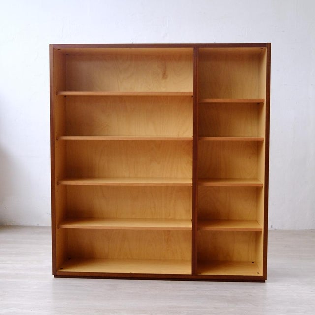 Vintage Italian Bookcase with Adjustable Shelves, 1950s For Sale - Image 13 of 13