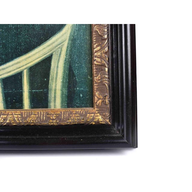 Mid 20th Century Early American Benjamin Franklin Yoe and Son by Joshua Johnson Print For Sale - Image 6 of 7