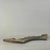 Wood Early 20th Century Architectural Salvage Decorative Wood Valance Element in Blue Gray & Crescent Design For Sale - Image 7 of 12