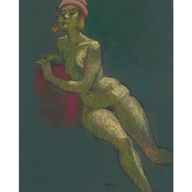 Nude With Hat - Samuel Clayberger, C. 1990s For Sale
