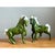 Mid-Century Modern Vintage Green Ceramic Horse Figurines For Sale - Image 3 of 12