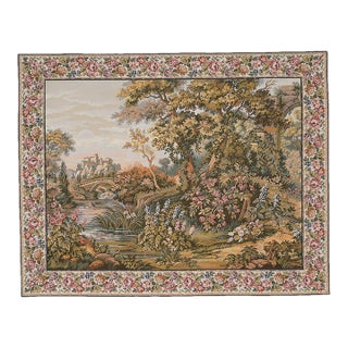 The Bridge Loom Woven Tapestry - 90 X 120 Cm (3'0" X 3'11" ) - Requires Rod Size 3 For Sale