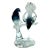 Mid 20th Century Formia Murano Love Birds Figurine For Sale